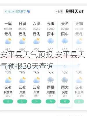 安平县天气预报,安平县天气预报30天查询