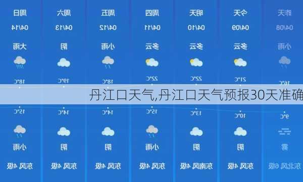 丹江口天气,丹江口天气预报30天准确