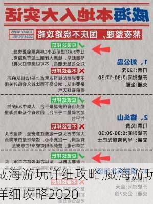 威海游玩详细攻略,威海游玩详细攻略2020